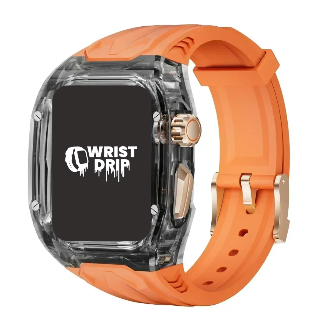 The Richie – Silicone Apple Watch Case & Band – Protective Strap & Case Combo (6 Colours)