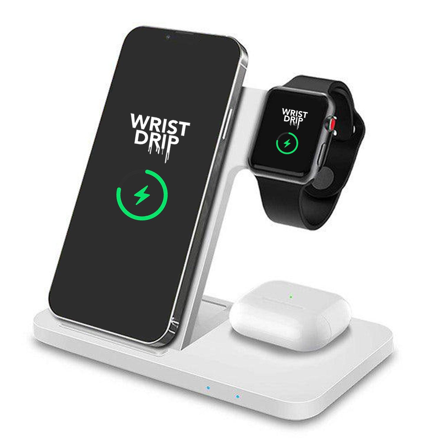3 in 1 Wireless Apple Charging Station - shopwristdrip