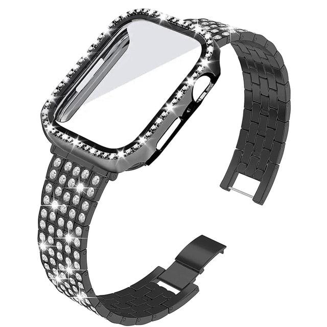 Women's Diamante Apple Watch Band (3 Colours) - shopwristdrip