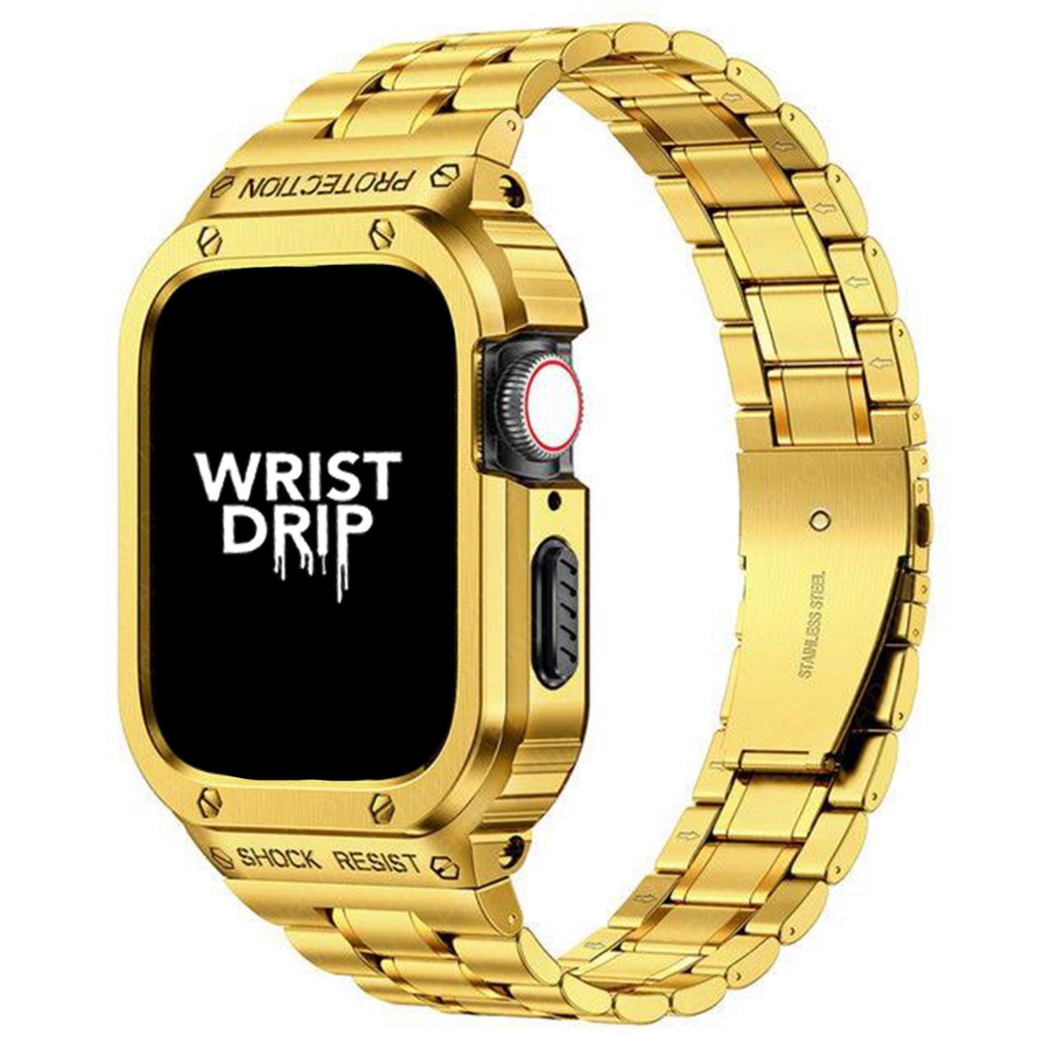 Metal Alpha Protection Apple Watch Band (5 Colours) - shopwristdrip