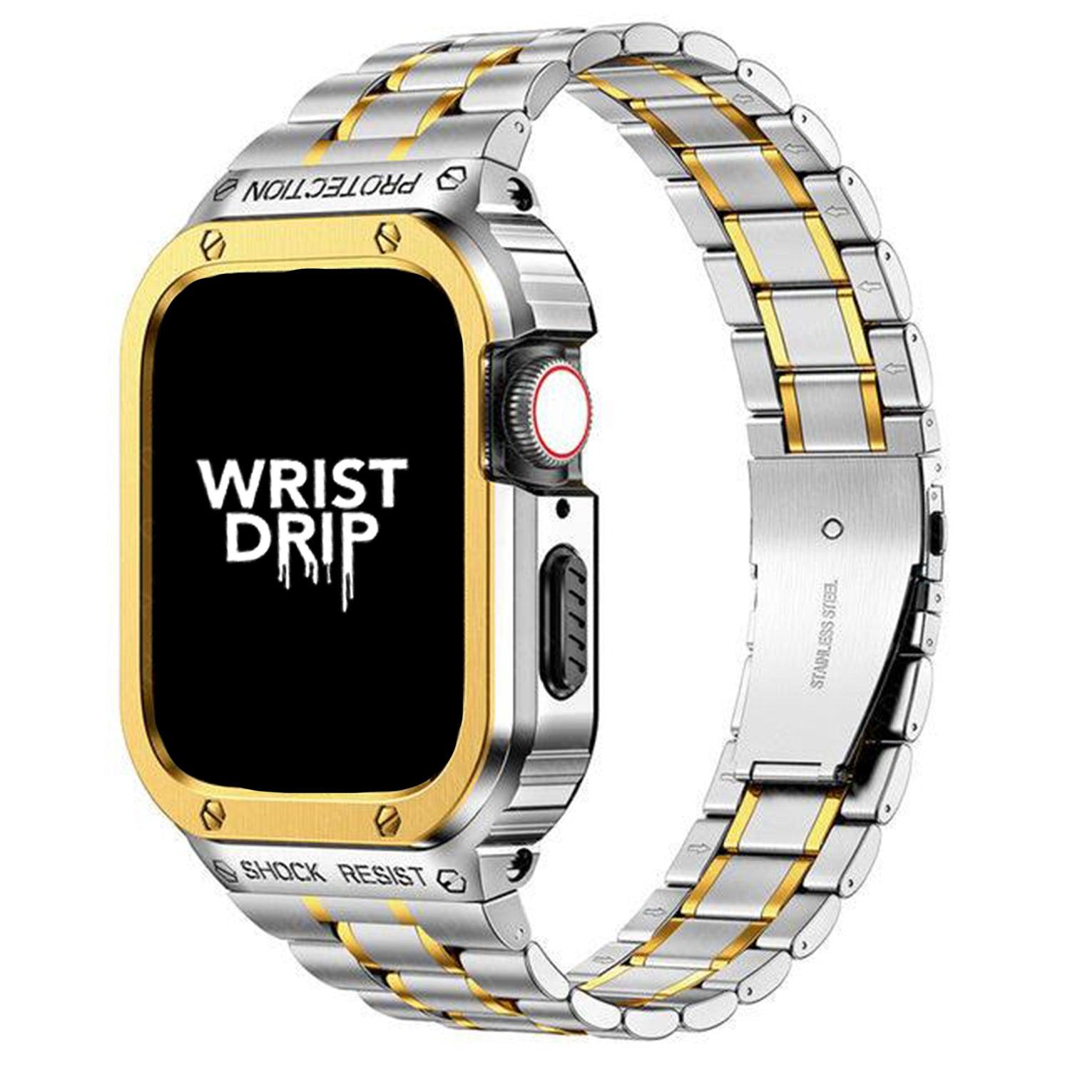 Metal Alpha Protection Apple Watch Band (5 Colours) - shopwristdrip