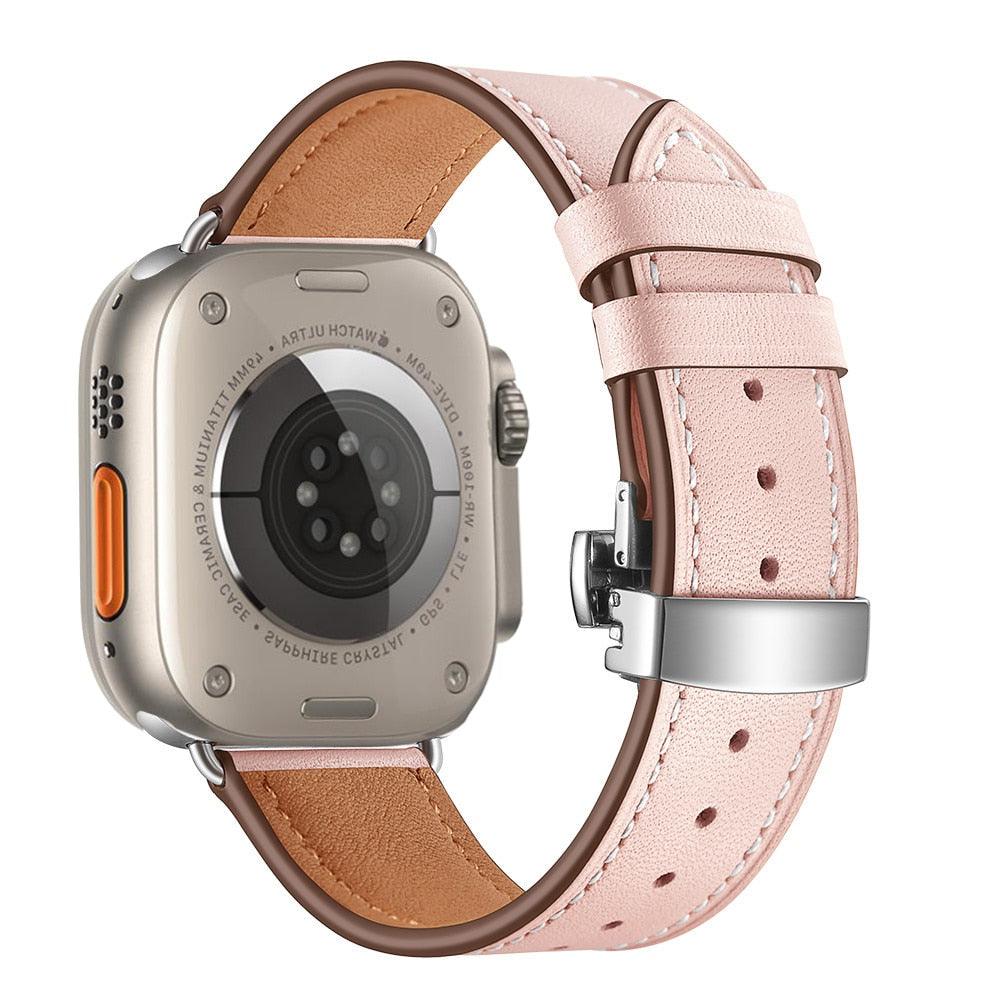 The Byron Leather Apple Watch Band (5 Colours) - shopwristdrip