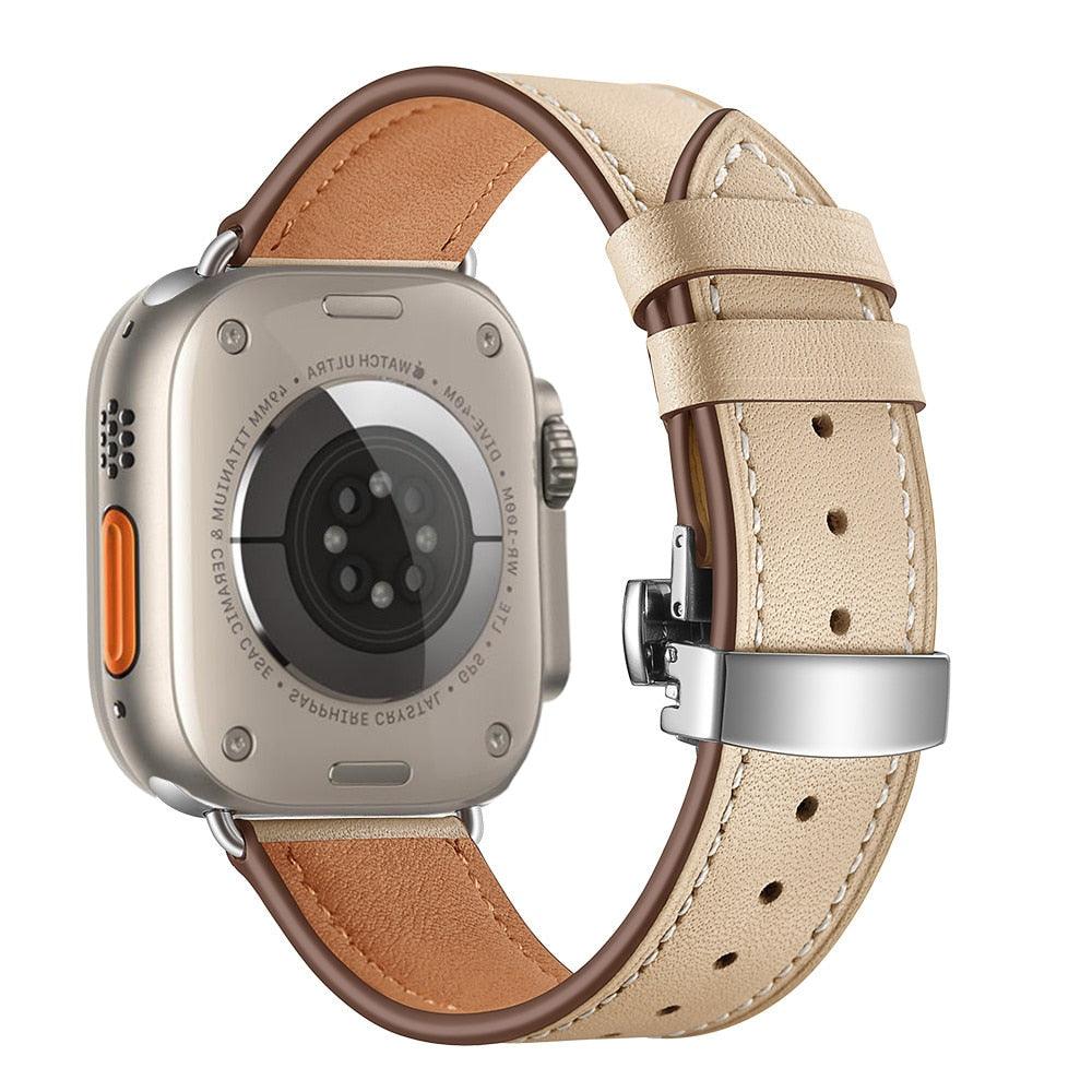 The Byron Leather Apple Watch Band (5 Colours) - shopwristdrip