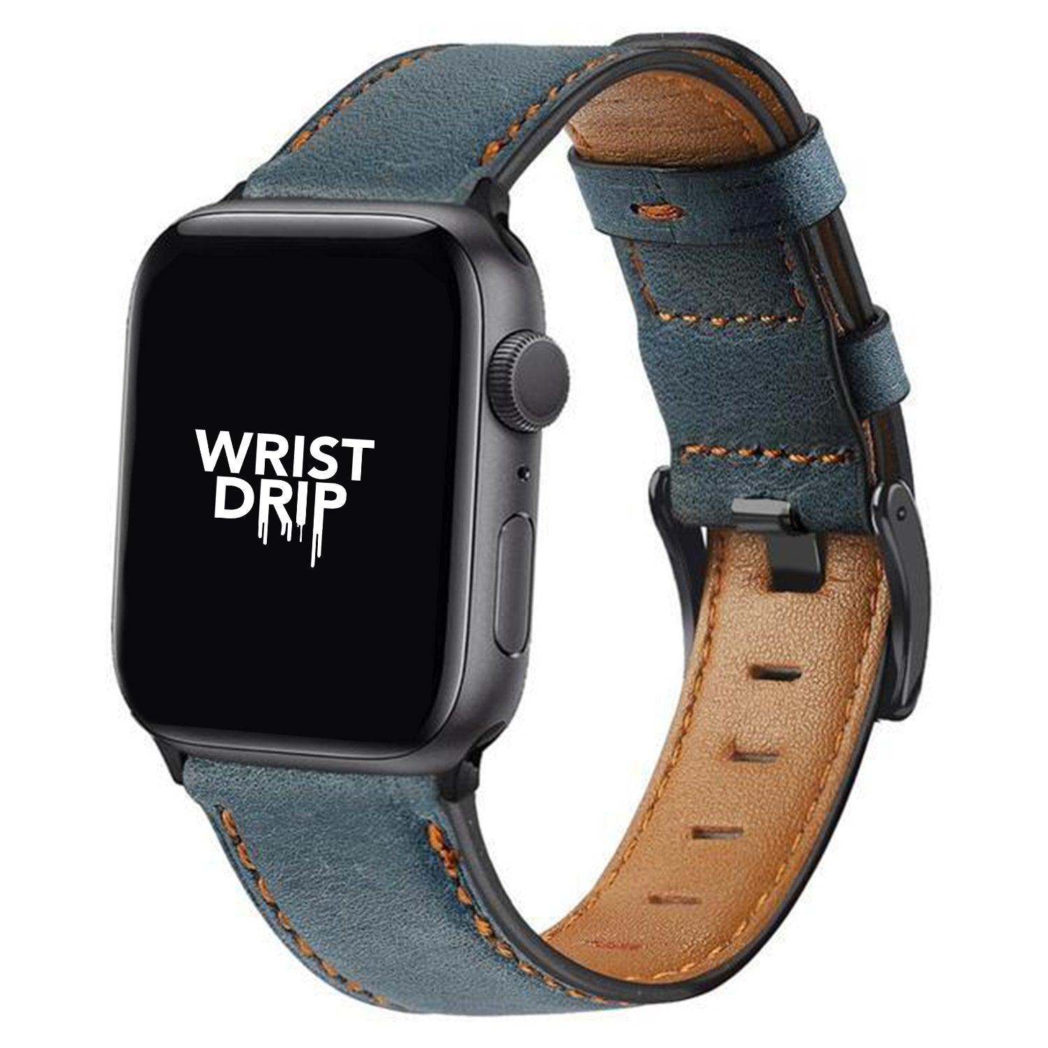 The Yates Leather Apple Watch Band (7 Colours) - shopwristdrip