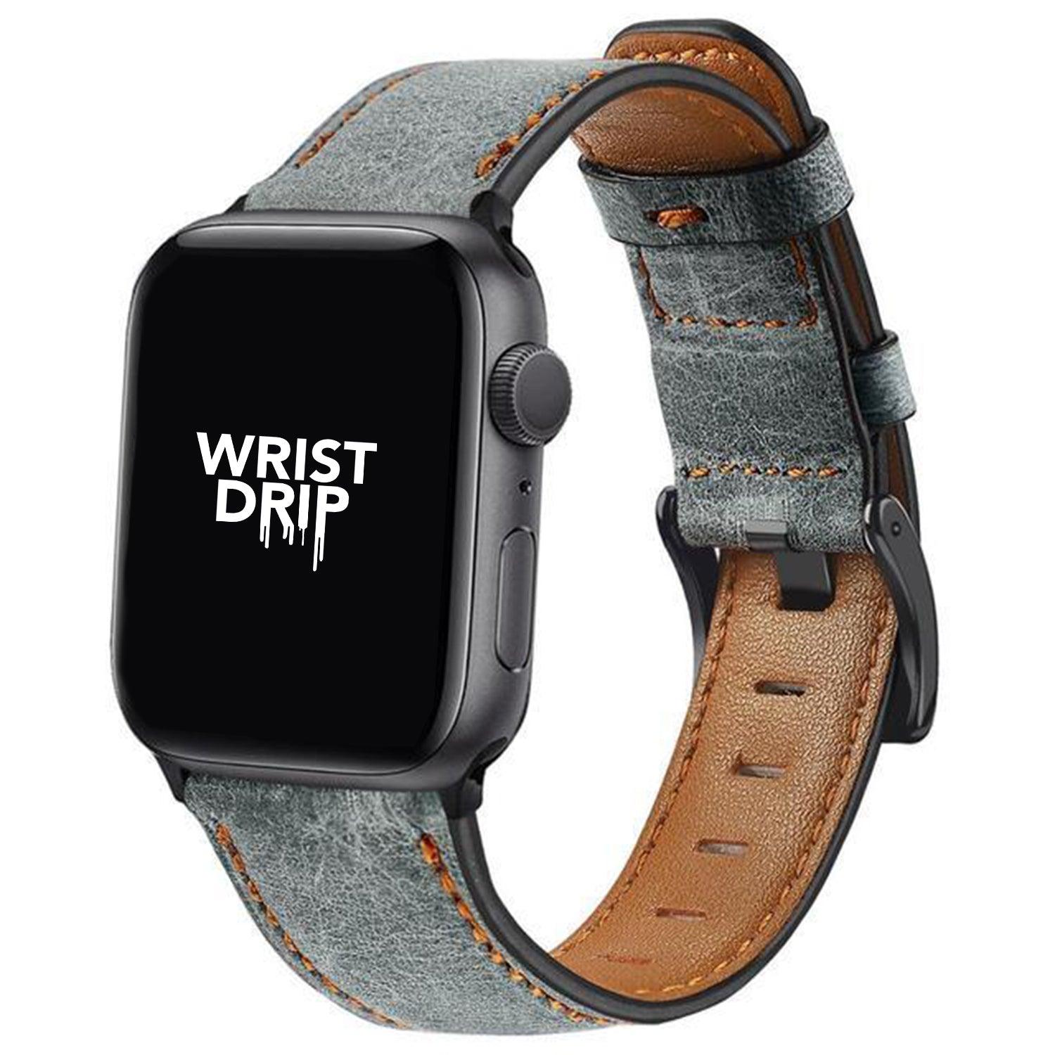 The Yates Leather Apple Watch Band (7 Colours) - shopwristdrip