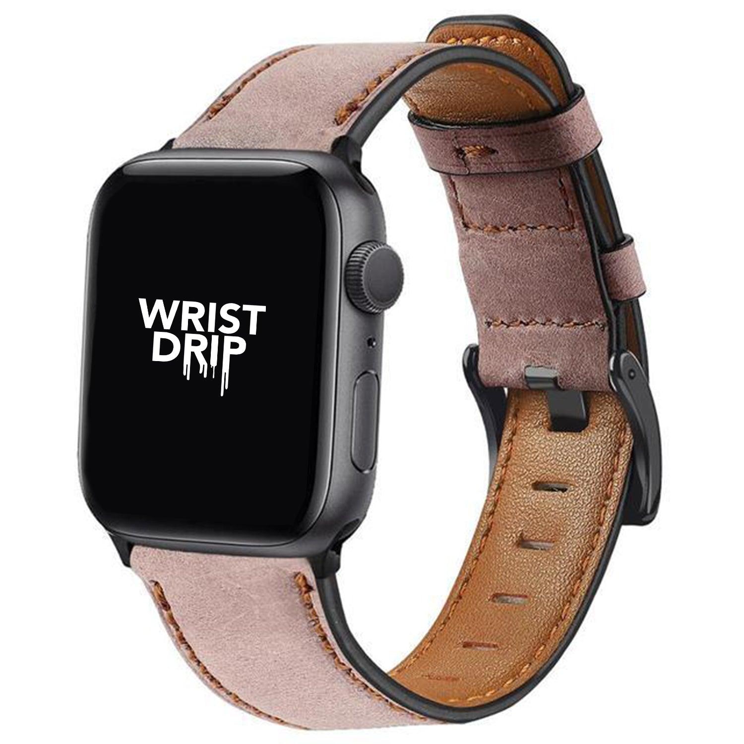 The Yates Leather Apple Watch Band (7 Colours) - shopwristdrip