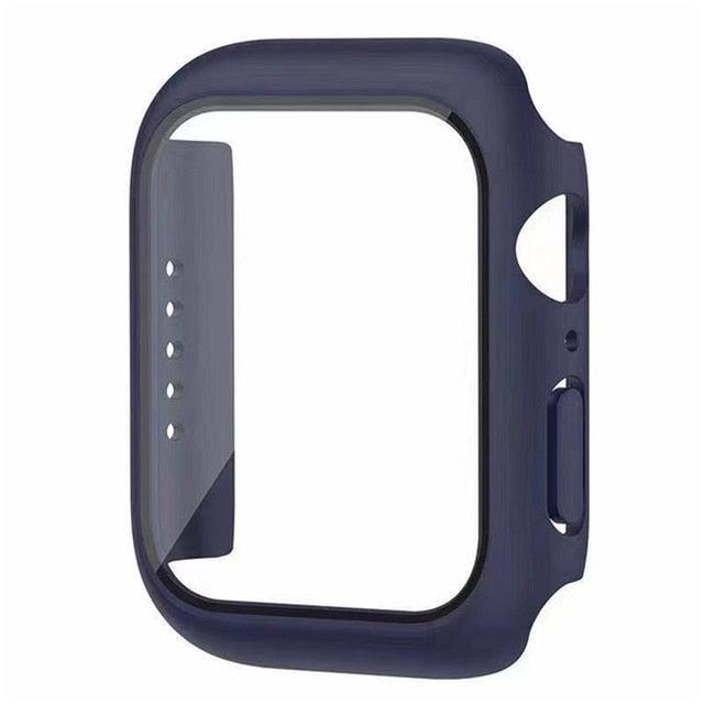 Midnight blue Apple Watch screen protector – bold, deep navy finish offering strong and stylish screen protection.