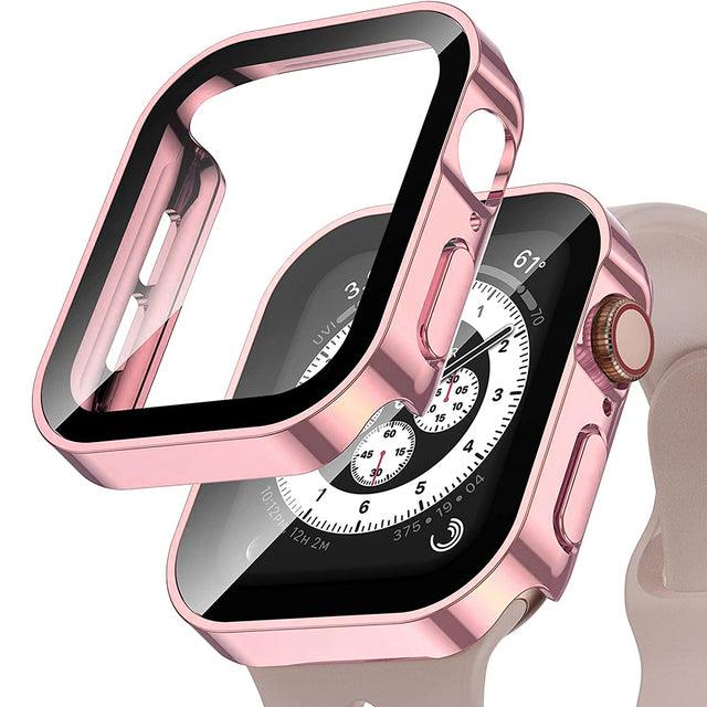 Pink screen protector for Apple iWatch – feminine, fun, and protective with a soft pastel tone.