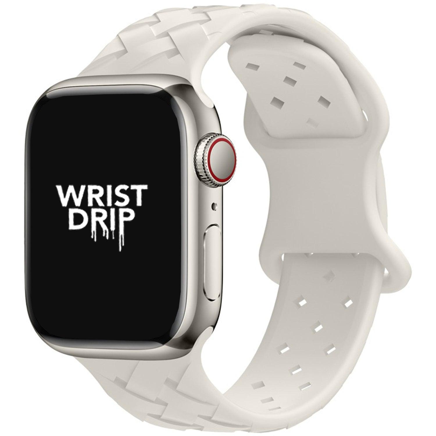 Starlight Alison silicone Apple Watch band – premium and stylish fit