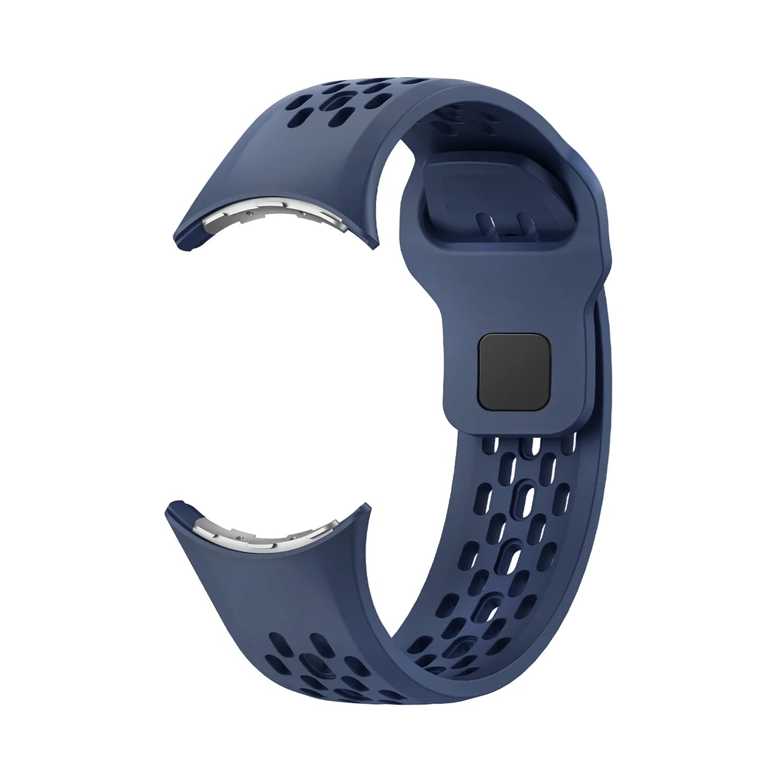 Blue silicone Google Pixel 3 Watch band – comfortable strap for everyday wear