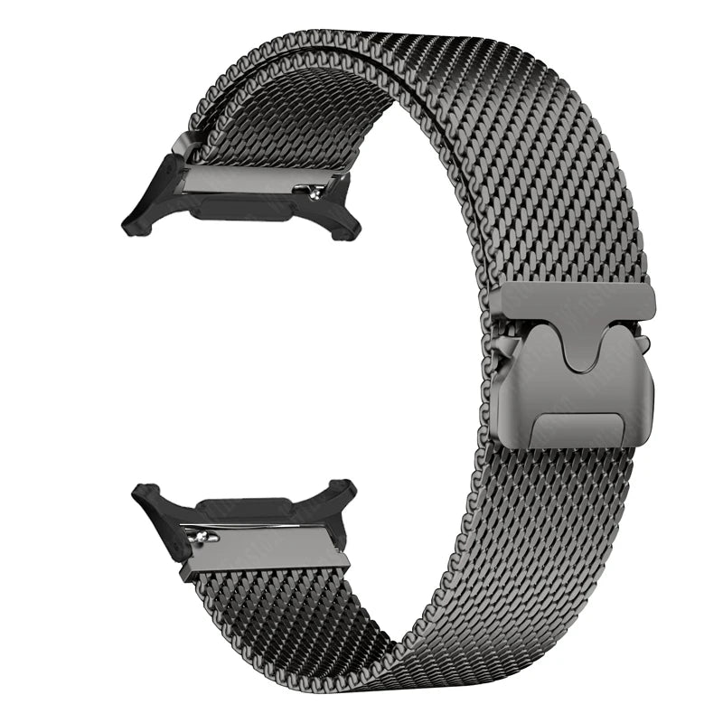 Grey and black stainless steel Samsung Galaxy Ultra watch band – sleek, durable design