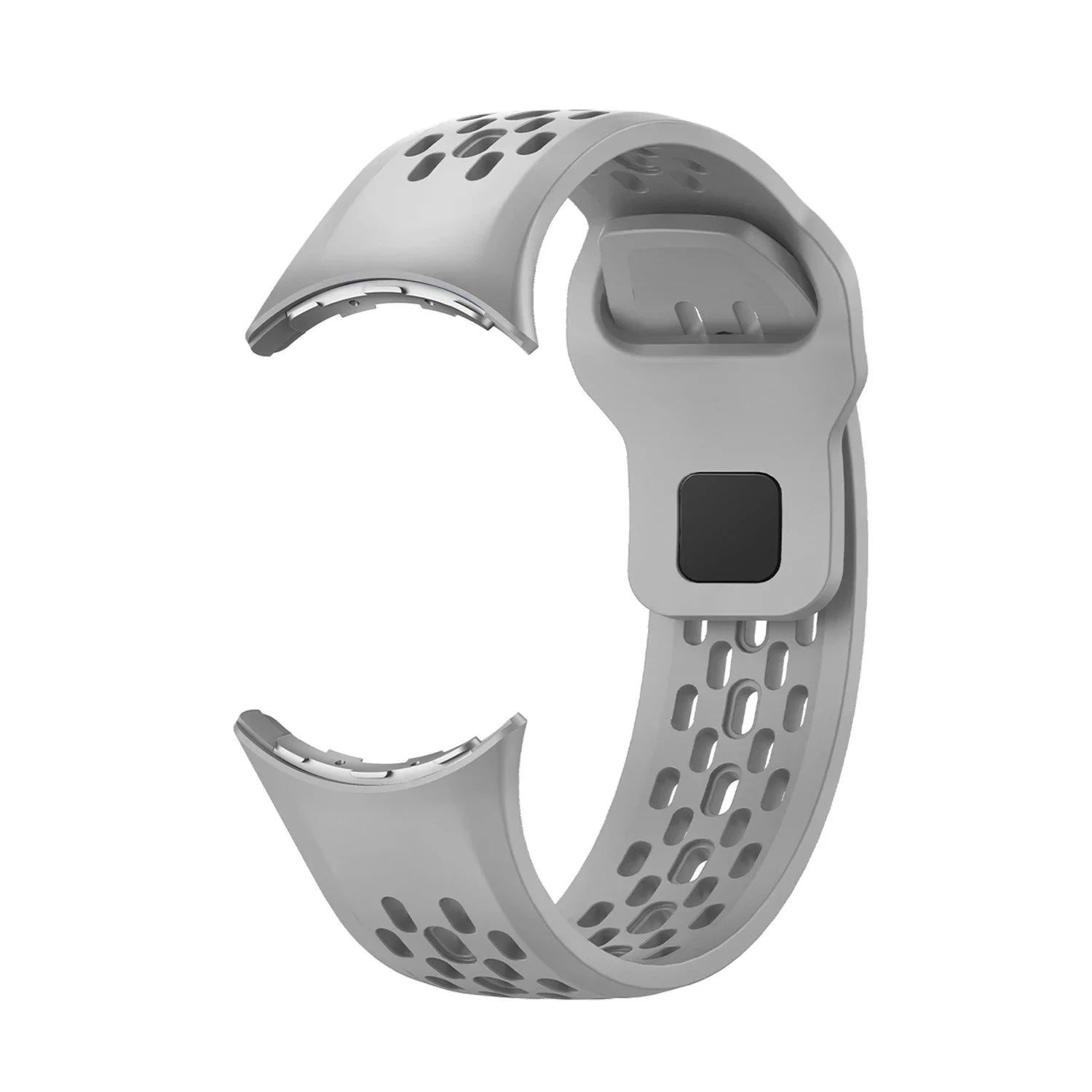 Grey silicone Google Pixel 3 Watch band – comfortable strap for everyday wear