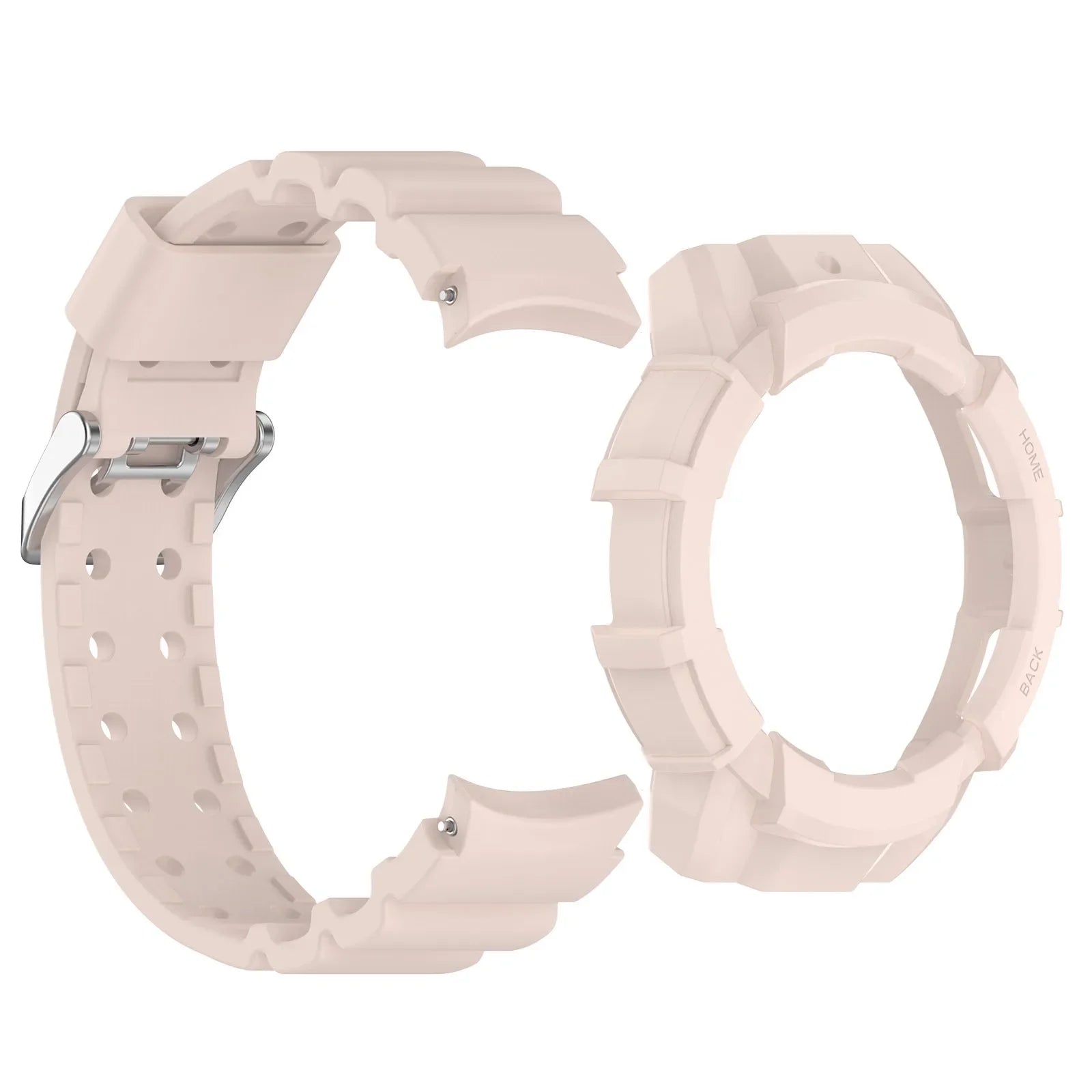 Pink silicone Samsung Galaxy 7 watch band – comfortable strap for everyday wear