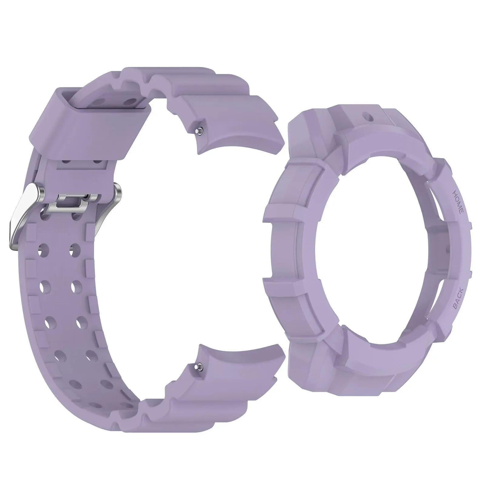 Purple silicone Samsung Galaxy 7 watch band – comfortable strap for everyday wear