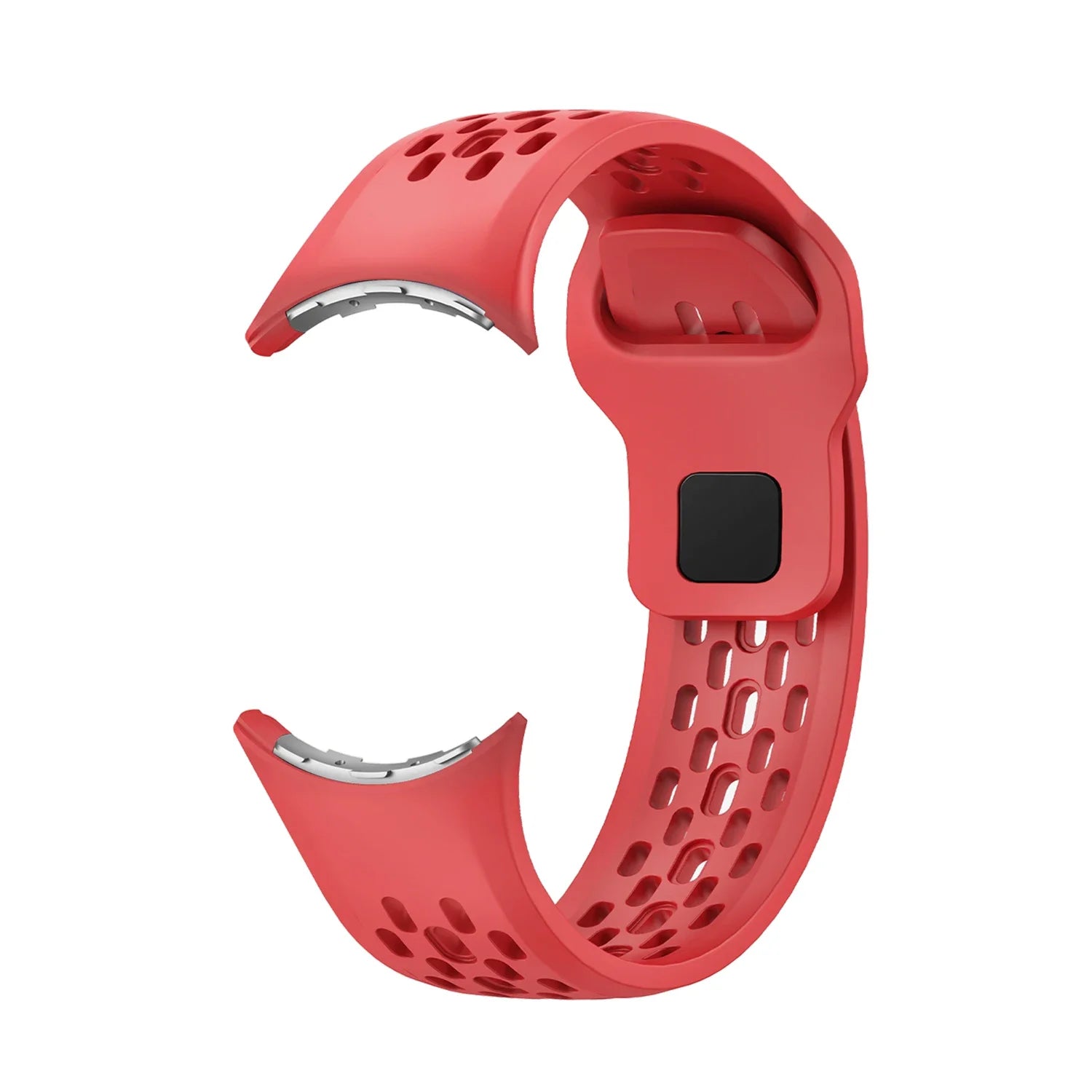 Red silicone Google Pixel 3 Watch band – comfortable strap for everyday wear