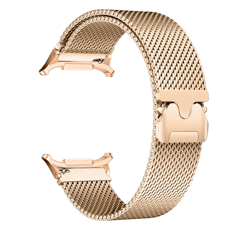 Rose gold stainless steel Samsung Galaxy Ultra watch band – sleek, durable design