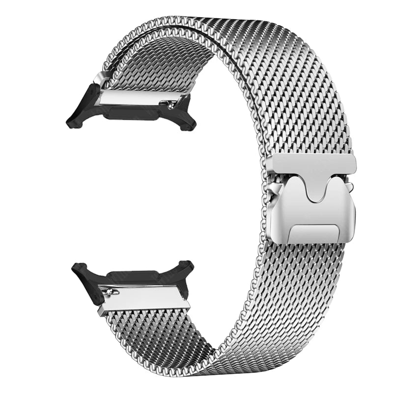Silver and black stainless steel Samsung Galaxy Ultra watch band – sleek, durable design