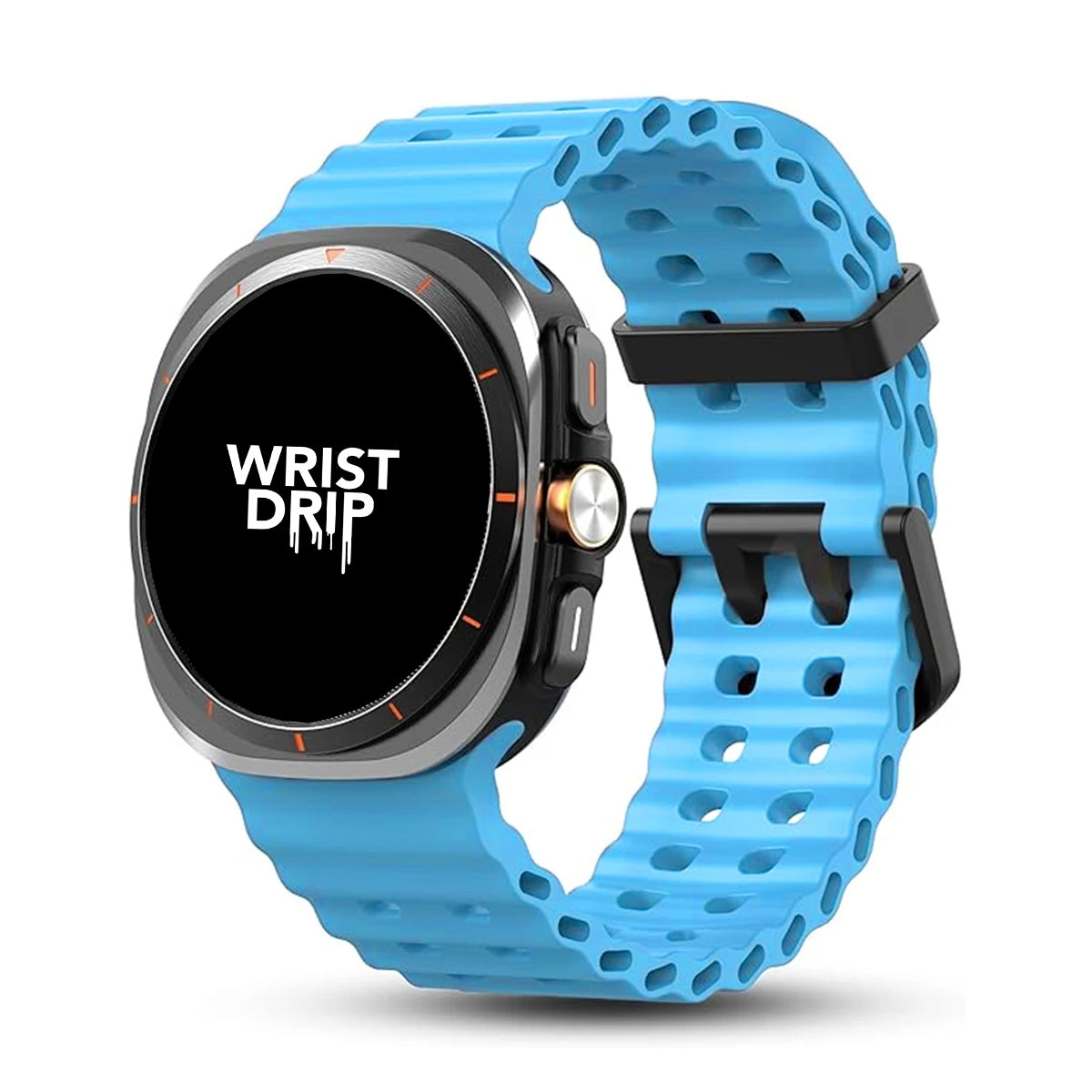 Sky silicone Samsung Galaxy Ultra watch band – comfortable strap for daily wear
