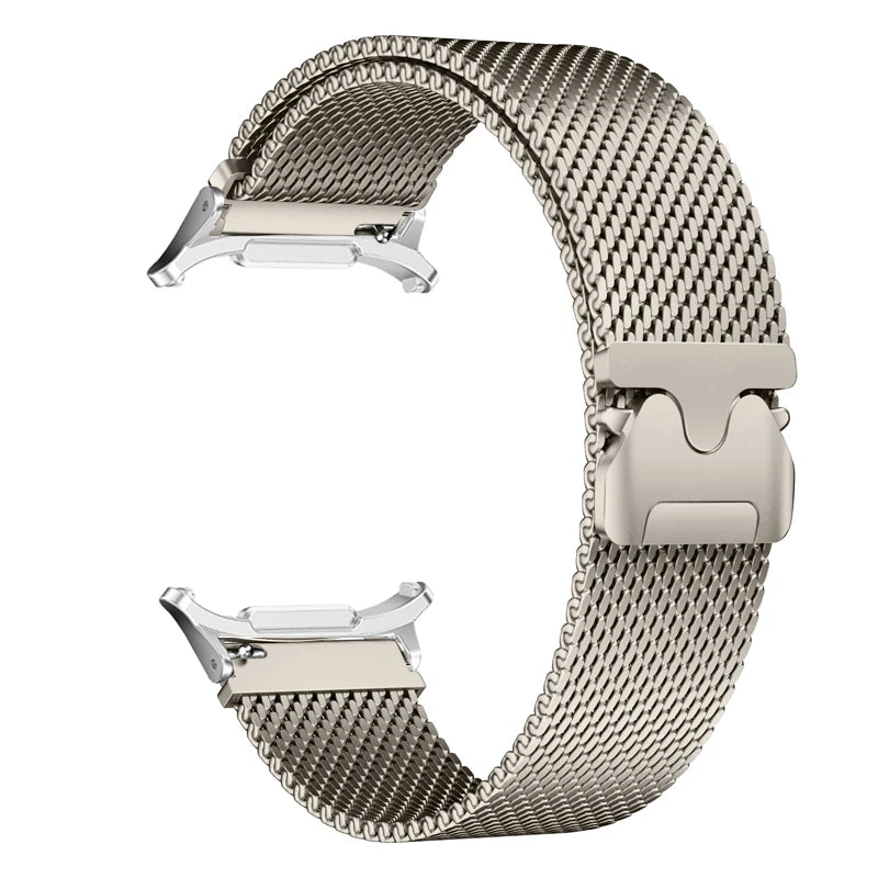 Titanium and silver stainless steel Samsung Galaxy Ultra watch band – sleek, durable design