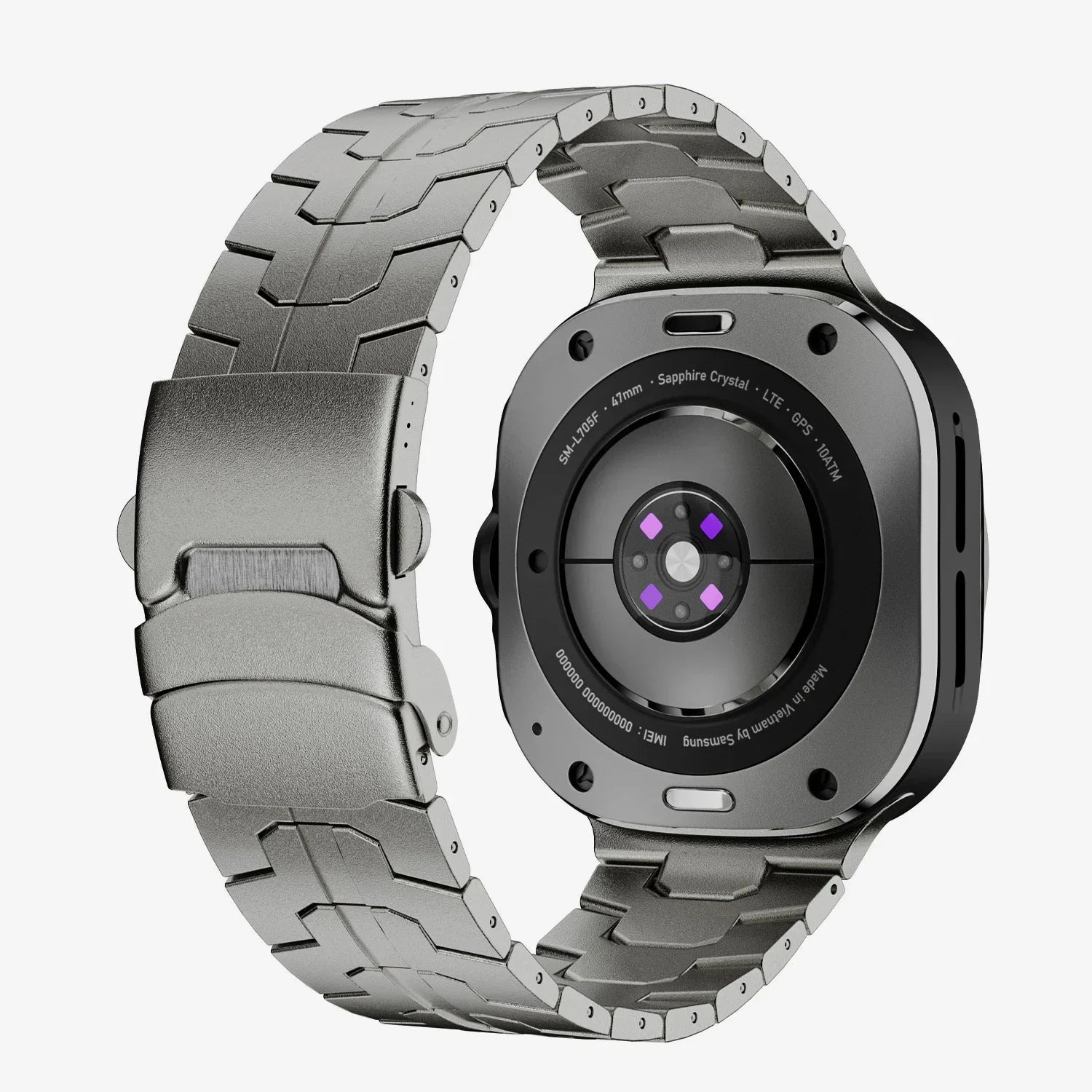 Titanium stainless steel Samsung Galaxy Ultra watch band – sleek, durable design