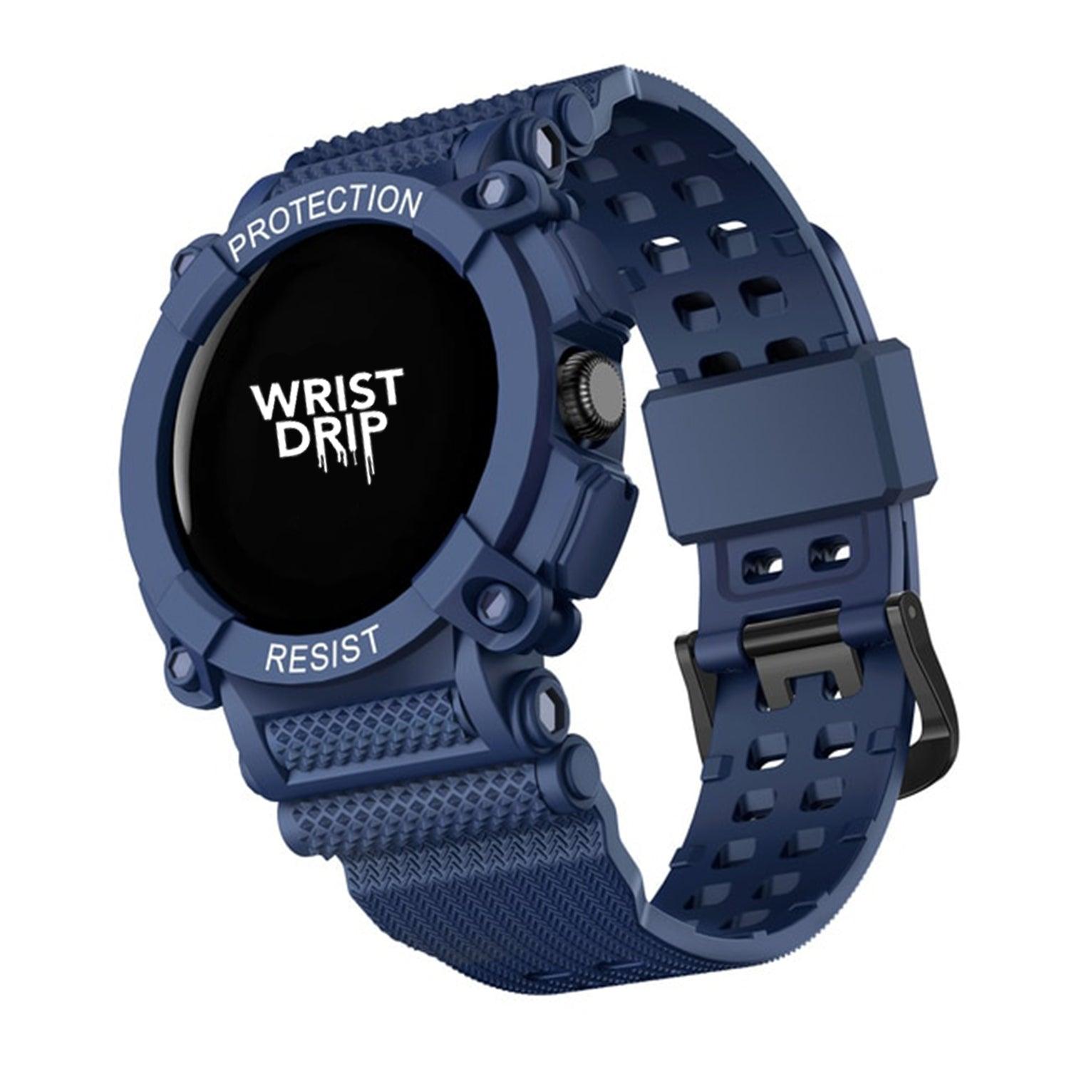 Blue Alpha Protection case for Google Pixel Watch – sporty, tough, and stylish