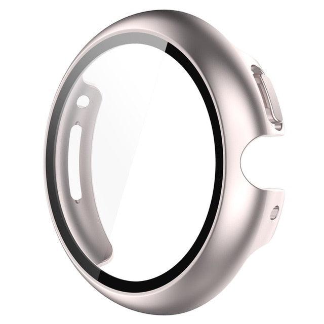 Starlight tempered glass screen protector for Google Pixel Watch – soft, elegant tone with tough screen protection.