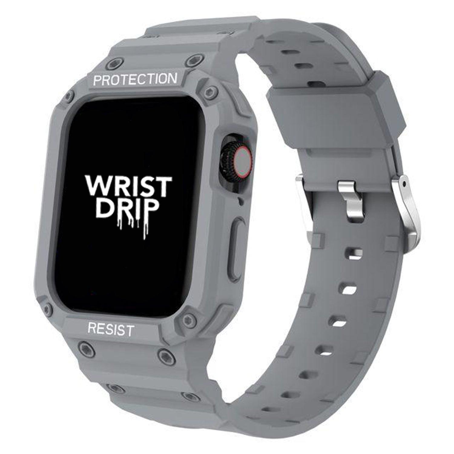 Alpha Protection The Alpha Protection Silicone Apple Watch Band – Durable Strap for ...