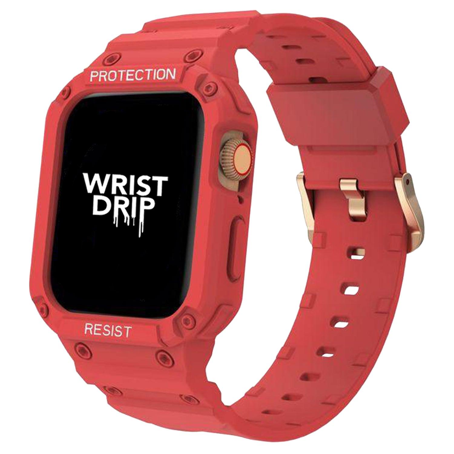 Alpha Protection The Alpha Protection Silicone Apple Watch Band – Durable Strap for ...