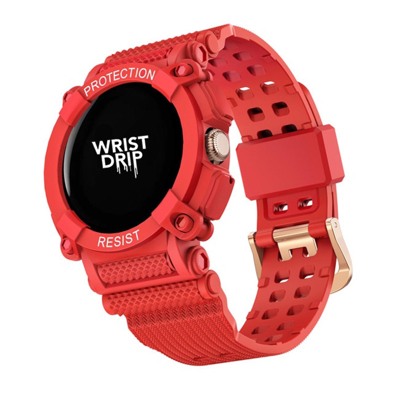 Red Alpha Protection case for Google Pixel Watch – bold colour with secure protection