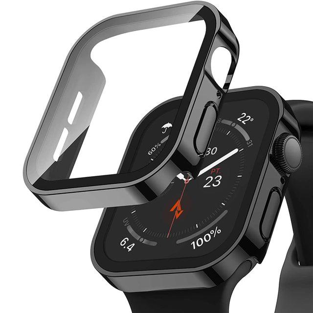  Black screen protector for Apple iWatch – protective, sleek, and easy to apply for everyday wear.